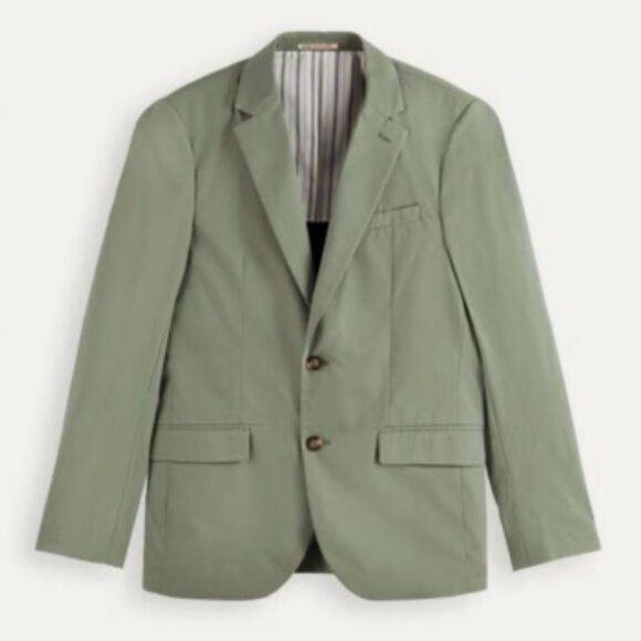 Scotch & Soda Olive Green Tailored Blazer – New Never Worn